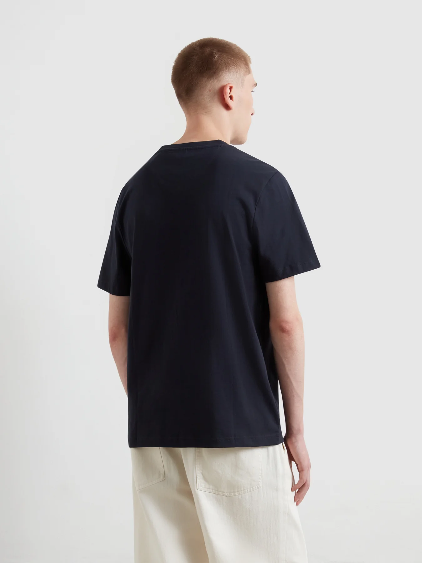 Stacy Pocket T-Shirt In True Navy - Image 3
