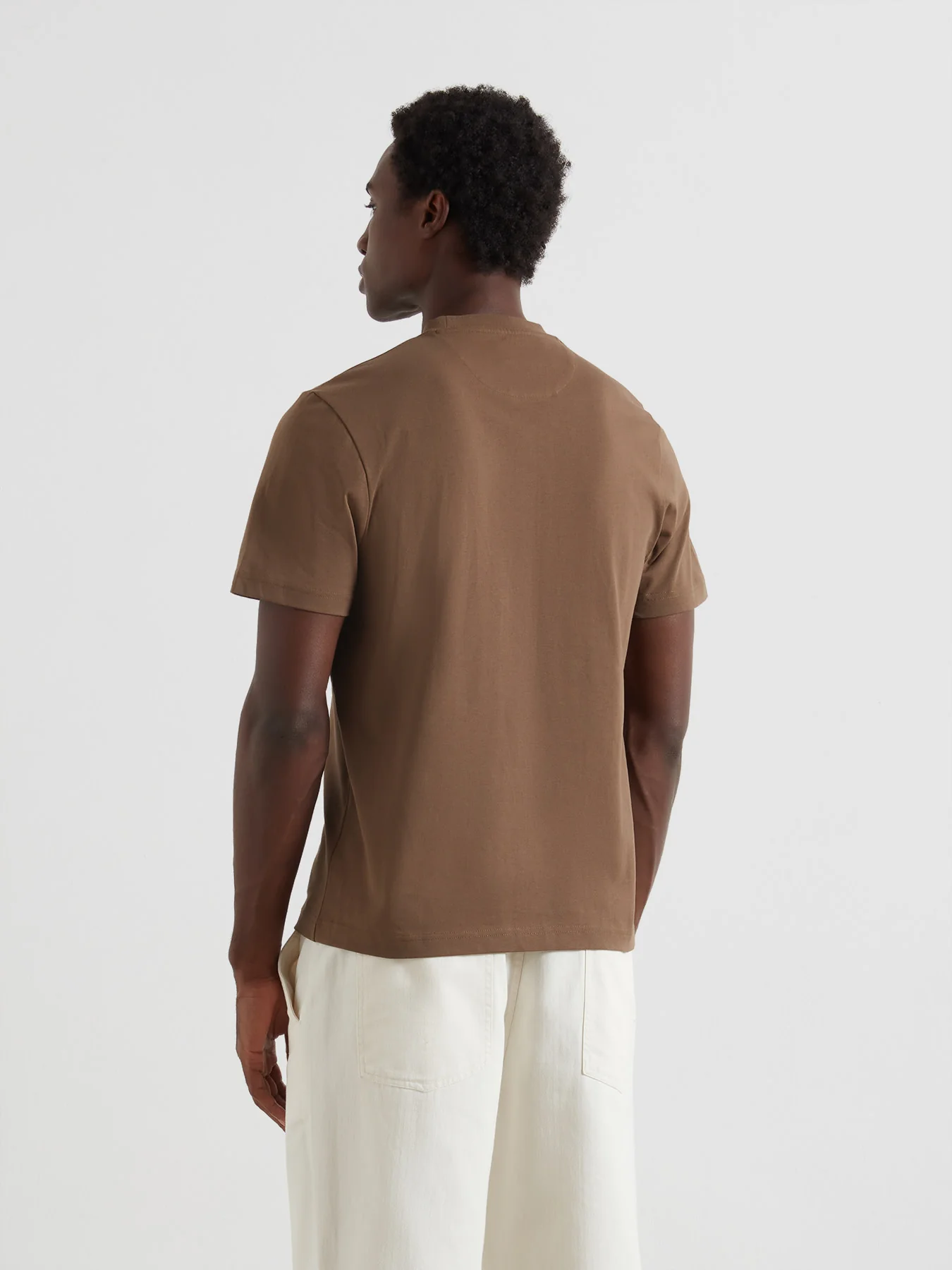 Stacy Pocket T-Shirt In Clove Brown - Image 3