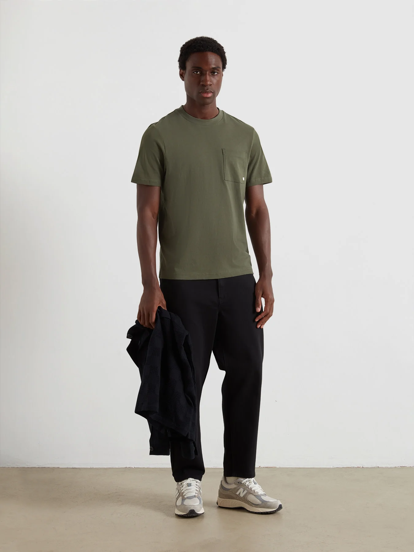 Stacy Pocket T-Shirt In Rosemary - Image 2