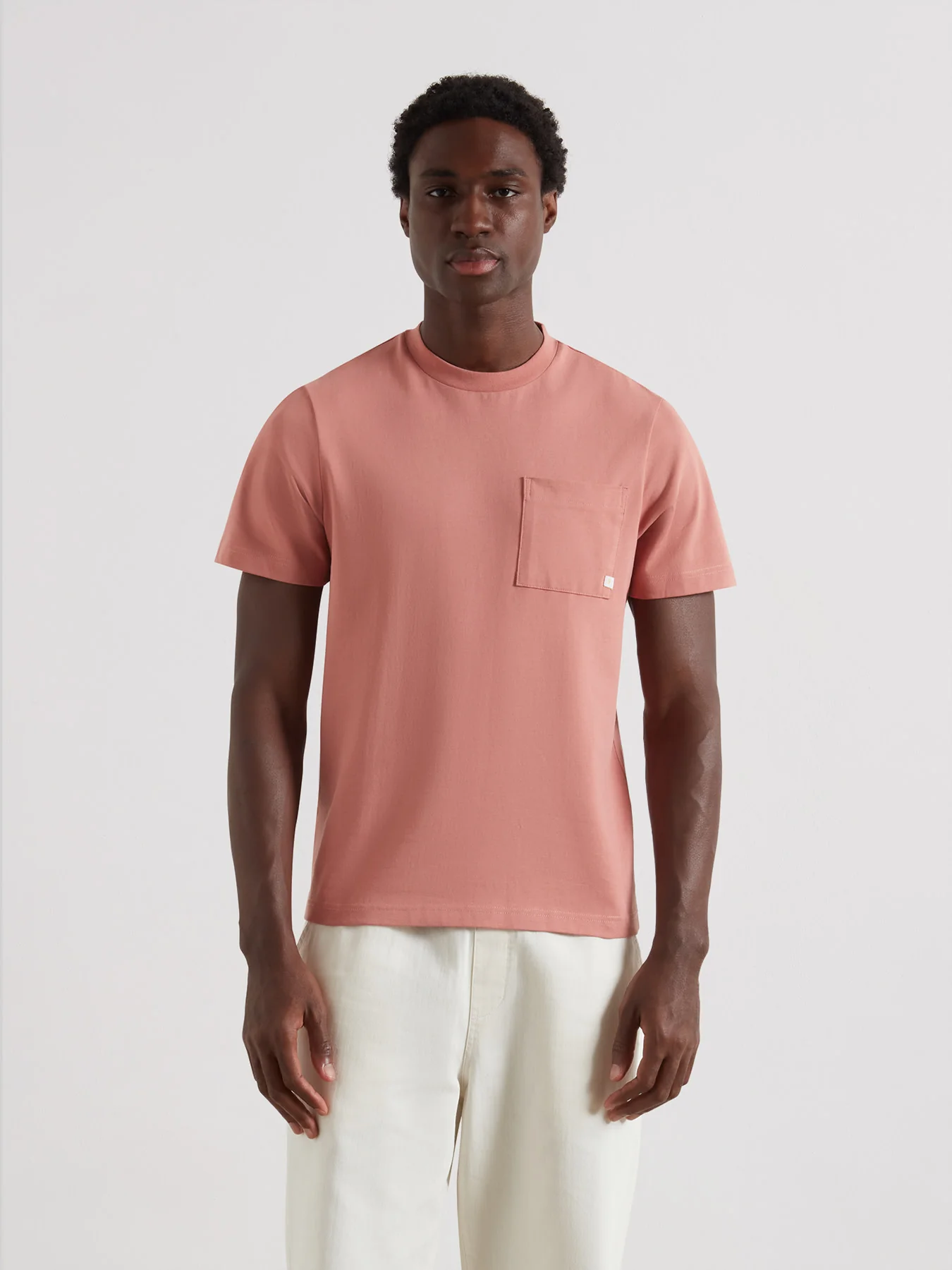 Stacy Pocket T-Shirt In Varsity Pink
