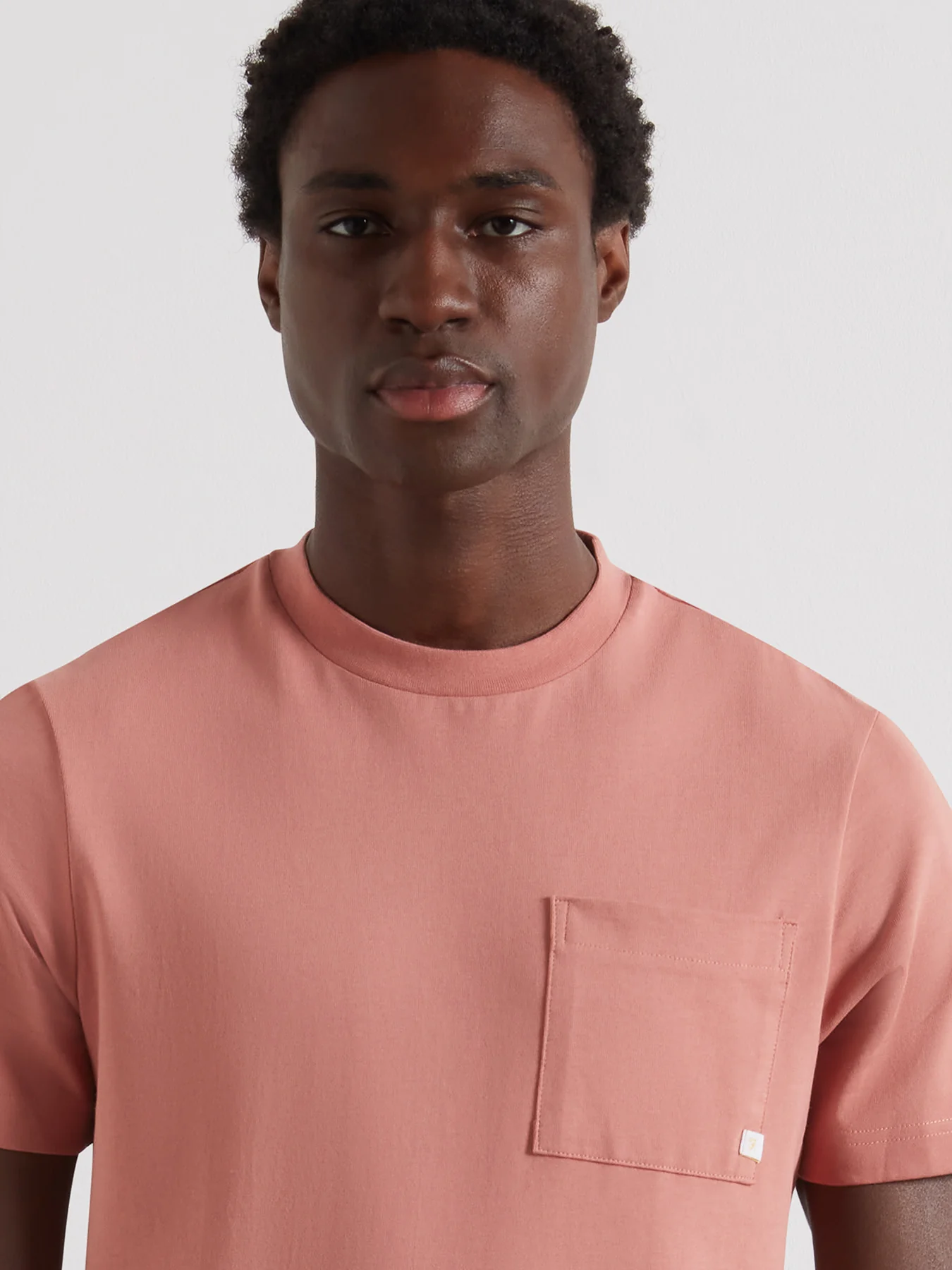 Stacy Pocket T-Shirt In Varsity Pink - Image 4