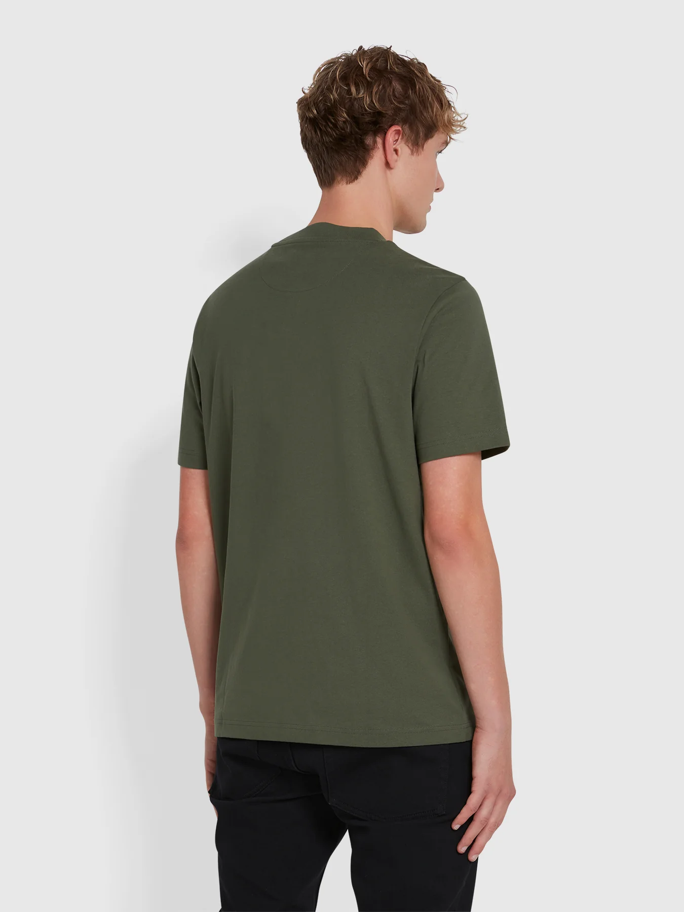 Stacy Regular Fit Pocket T-Shirt In Rosemary - Image 3
