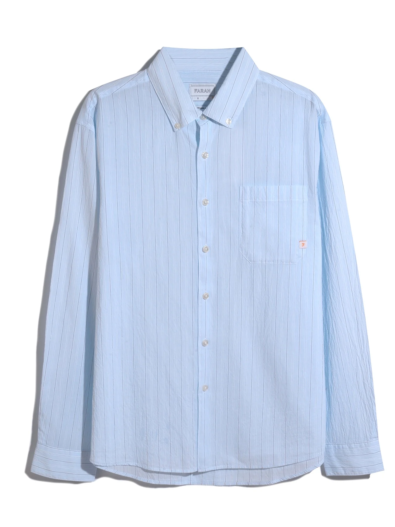 Stanford Poplin Striped Shirt In Blue Tide - Image 5