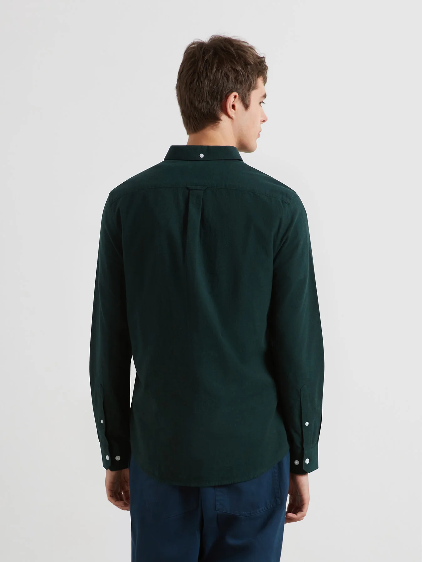 Steen Casual Fit Shirt In Woodland Pine Marl - Image 3