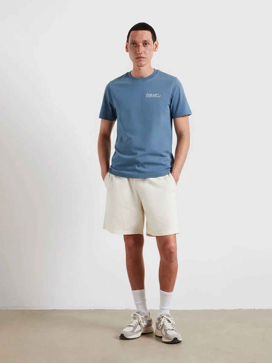 Swinton Drawstring Herringbone Shorts In Ecru