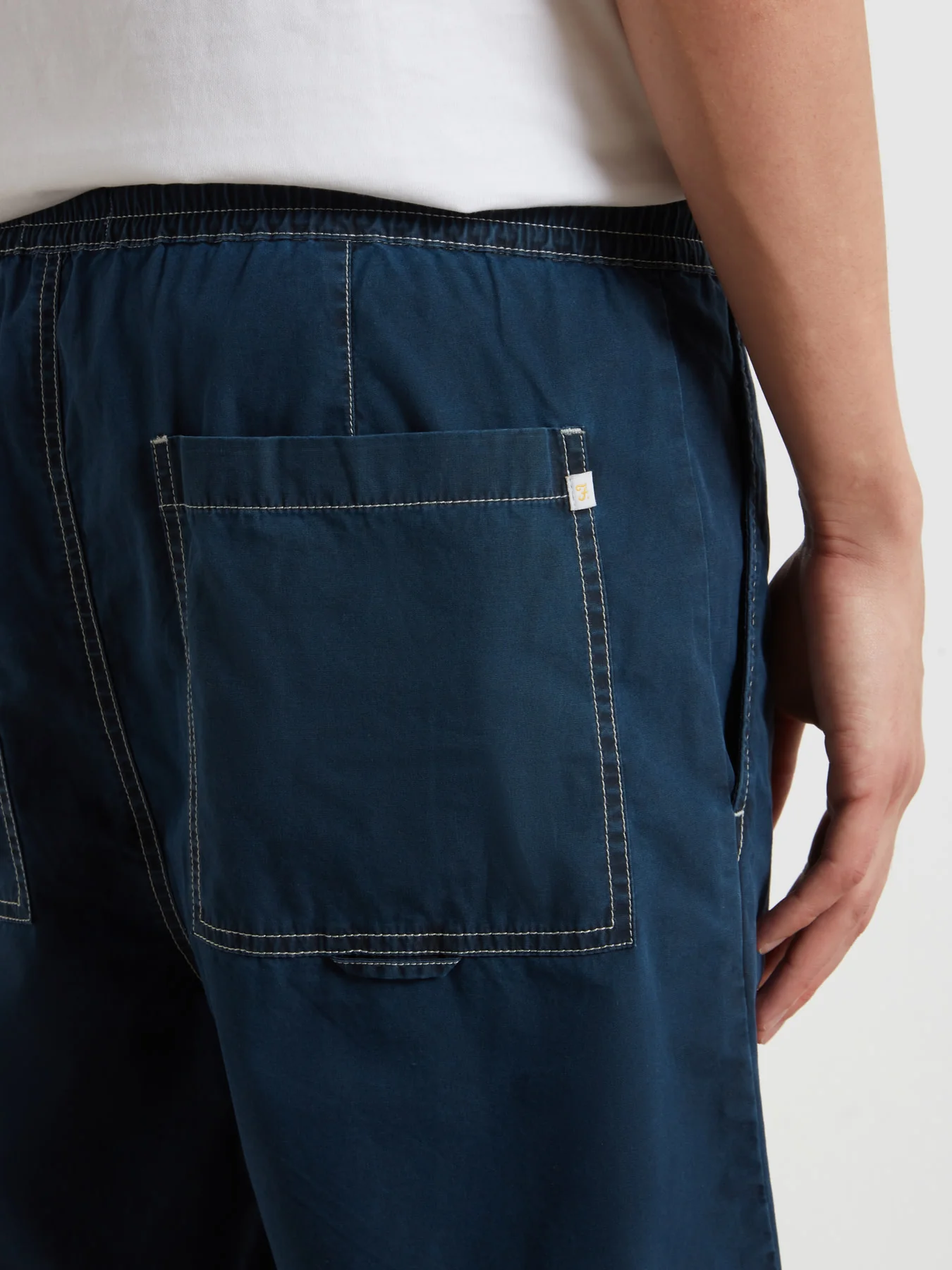 Swinton Frost Finish Shorts In Aegean Blue - Image 4