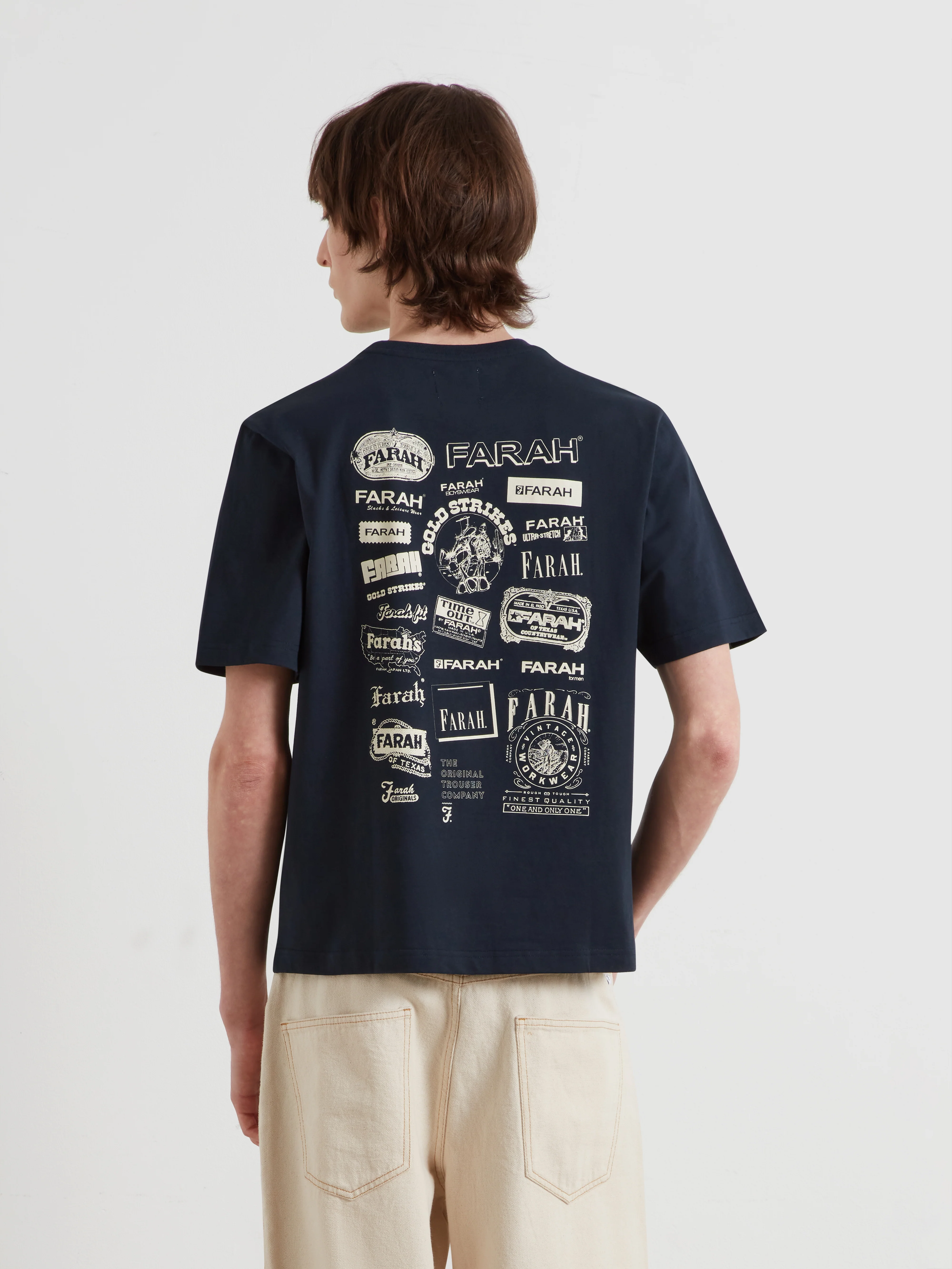 Tilsworth Archive Graphic T-Shirt In True Navy - Image 3