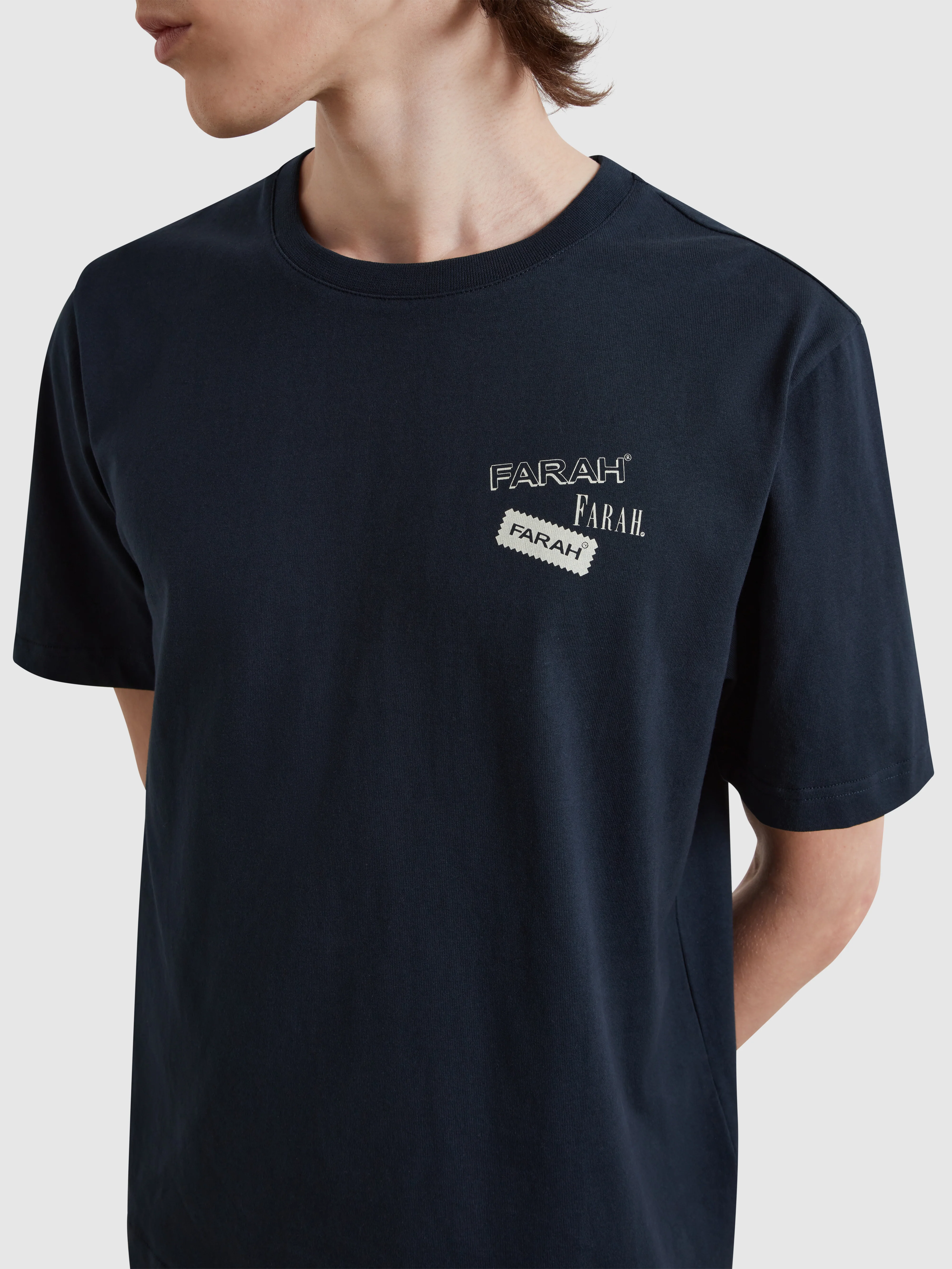Tilsworth Archive Graphic T-Shirt In True Navy - Image 4