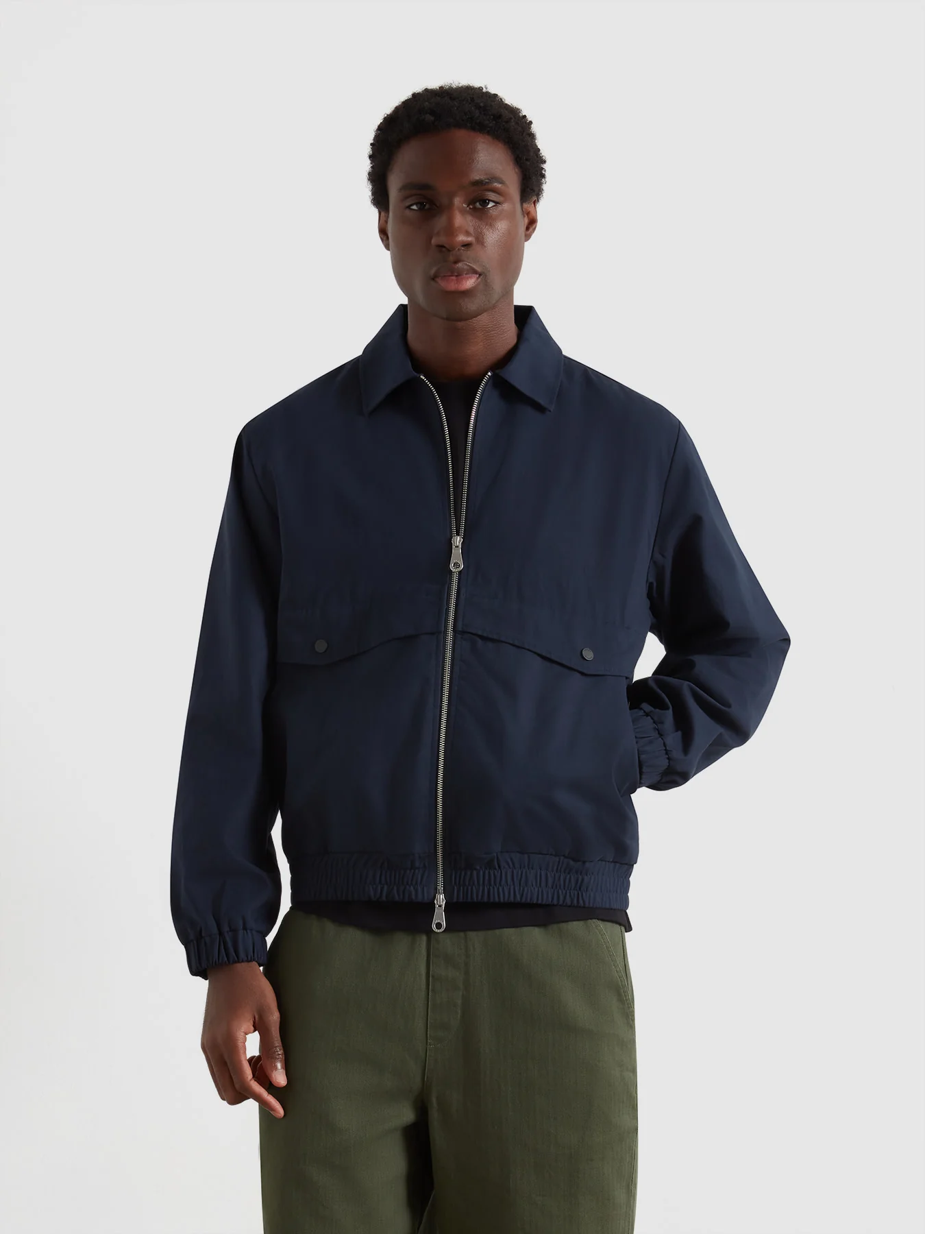 Tyler Blouson Jacket In True Navy